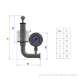 SUS304 Zawór regulatora zaworu CO2